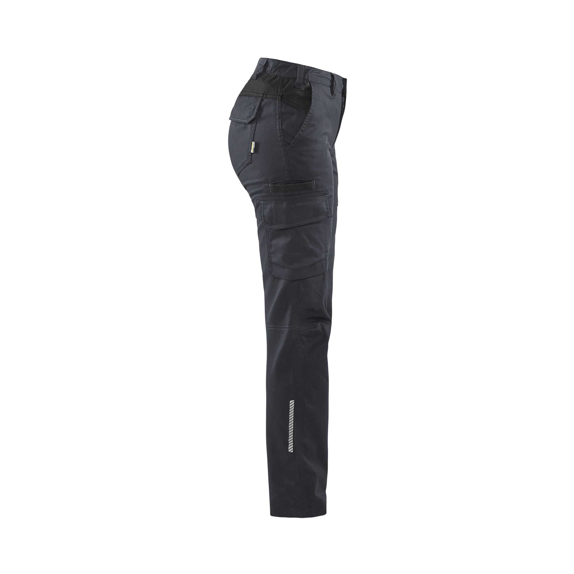 BLAKLADER 71441832 Women's industry trousers stretch Hi Vis Reflective Work Trousers Women - twill fabric